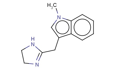 INDOLE, 3-(2-IMIDAZOLIN-2-YLMETHYL)-1-METHYL-